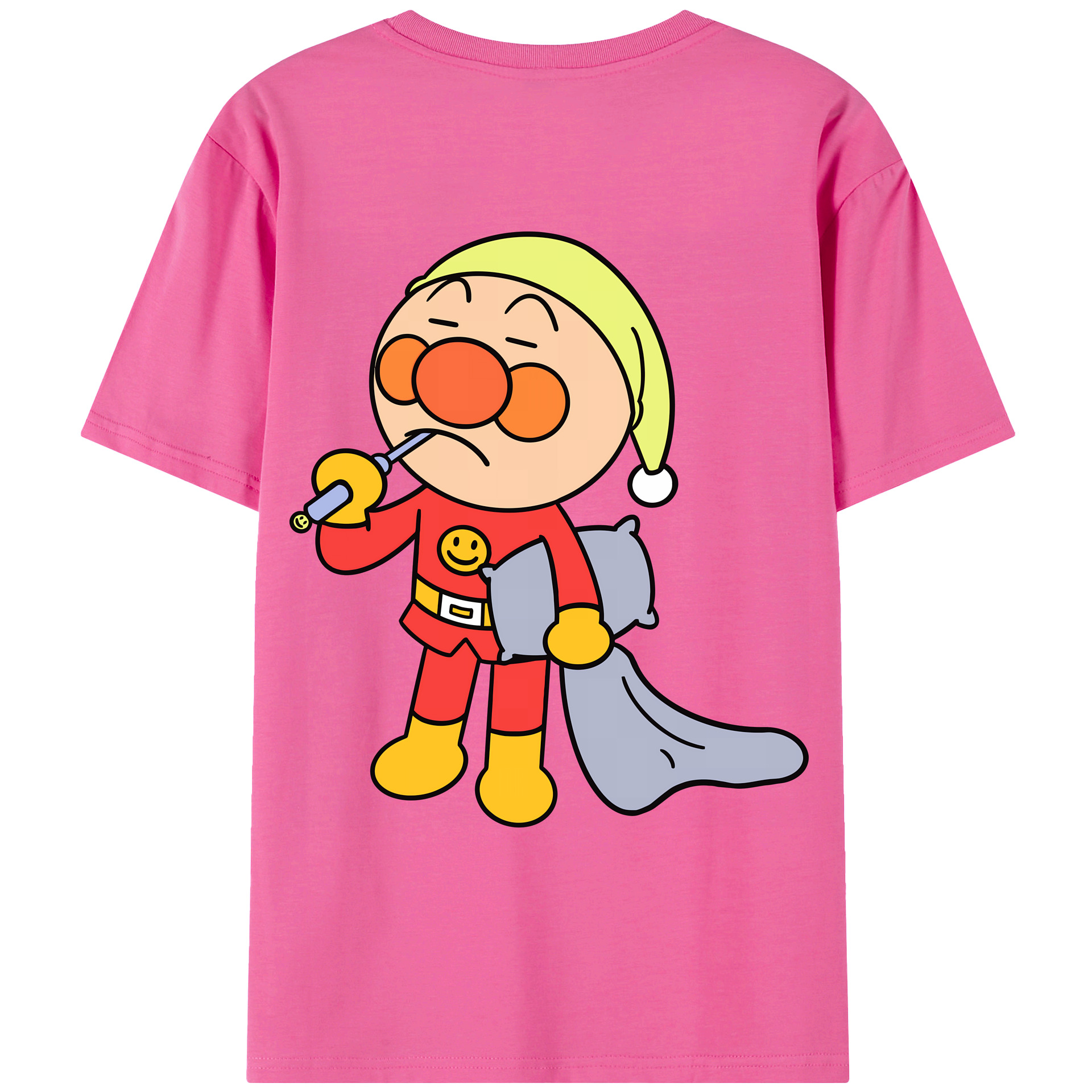 （画像用） アンパンマン Anpanman レディース半袖Tシャツ(バックプリント)